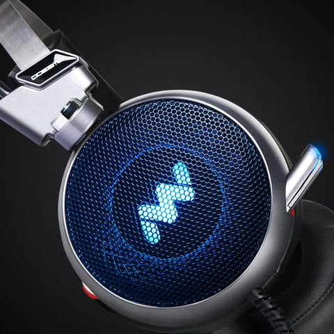 Headphones with Microphone LED Light